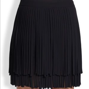 DKNY fringed skirt